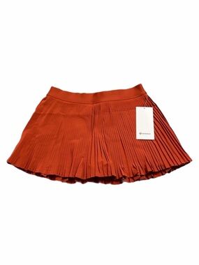 NWT Lululemon Varsity High-Rise Pleated Tennis Skirt *14” (Autumn Rust) Size 10